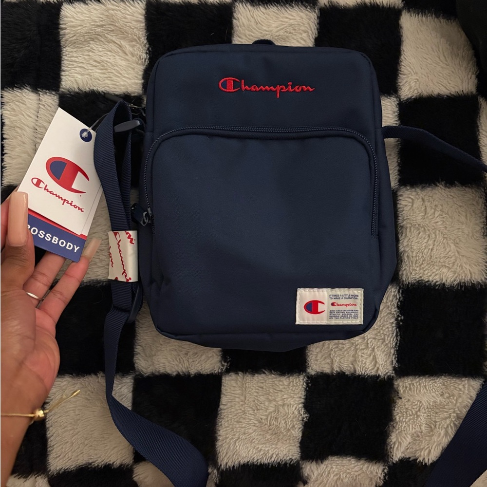Champion Dark Blue Messenger Bag
